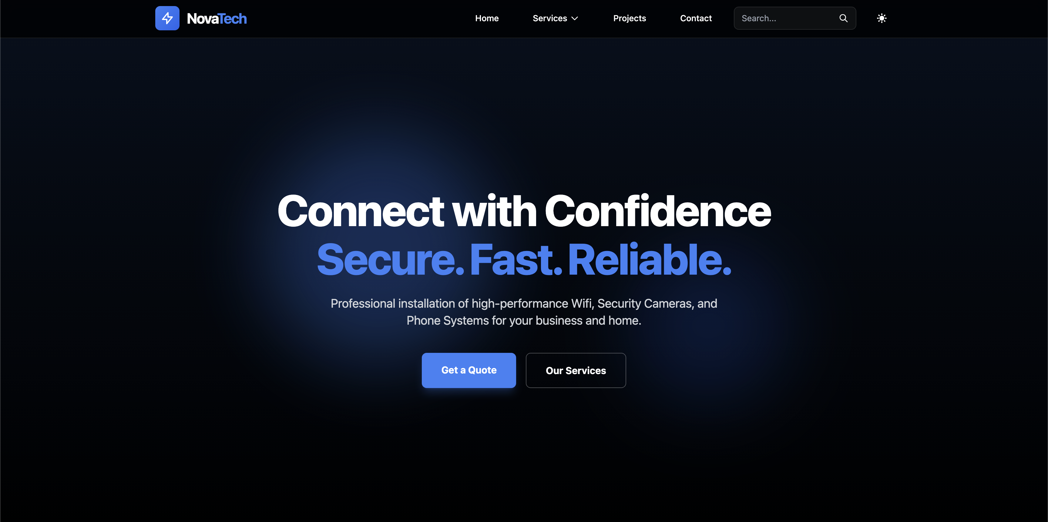 NovaTech Template Screenshot 2